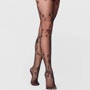 floral lace tights