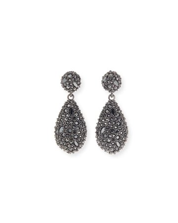 Alexis Bittar Crystal Encrusted Dangle Post Earrings | Neiman Marcus