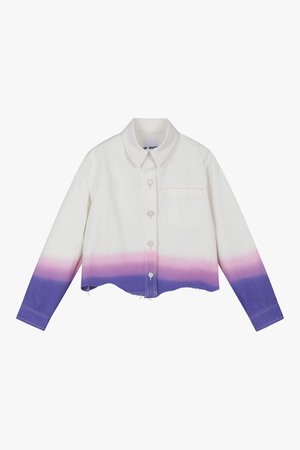 SJYP Denim Colour Bottom-Cut Jacket