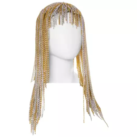 Sensual Metal Chain Wig en 1stDibs
