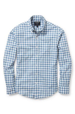 Bonobos Slim Fit Check Washed Stretch Cotton Button-Down Shirt | Nordstrom