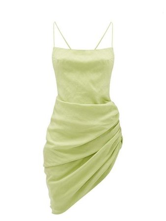 spring green dress