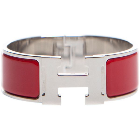 red Hermes clique bracelets