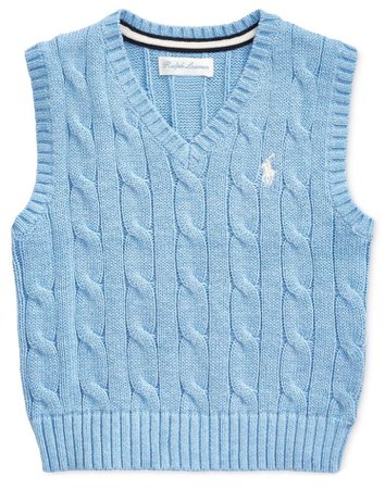 Blue Sweater vest