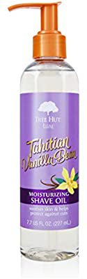 Amazon.com: Tree Hut bare Moisturizing Shave Oil Tahitian Vanilla Bean, 7.7oz, Essentials for Soft, Smooth, Bare Skin: Beauty