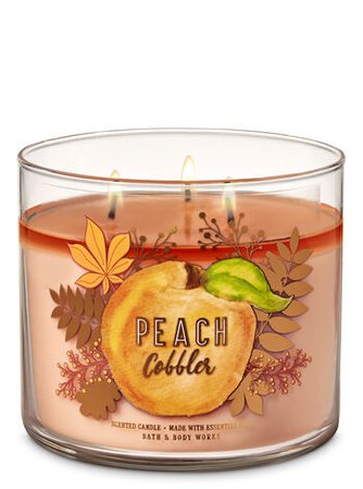 Peach Cobbler 3-Wick Candle | Bath & Body Works