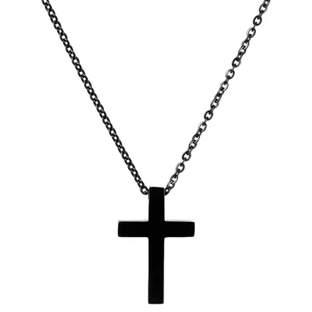 Classic Black Cross Necklace | In stock! | Trendhim