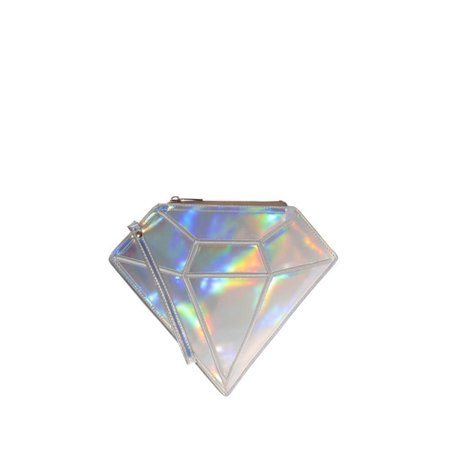 "LASER DIAMOND" CLUTCH BAG - so aesthetic