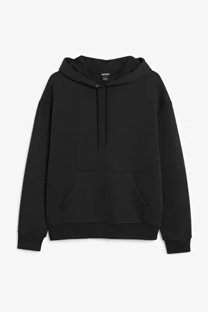 Classic hoodie - Black magic - Sweatshirts & hoodies - Monki SE