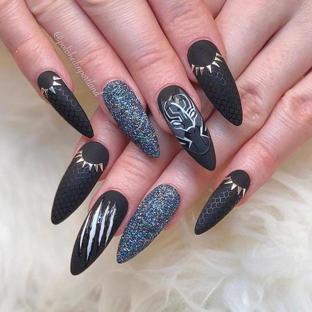 Be ready to slay all through Wakanda with these nails!