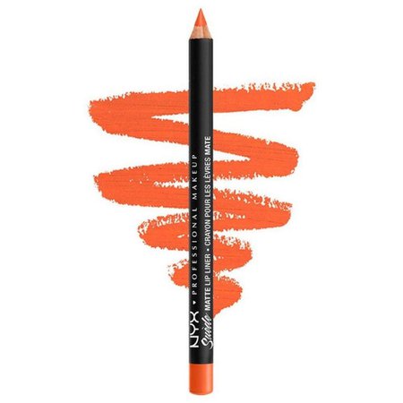 nyx orange lip pencil