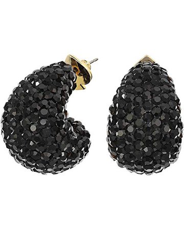 Kate Spade New York Adore-Ables Clay Pave Huggies Earrings