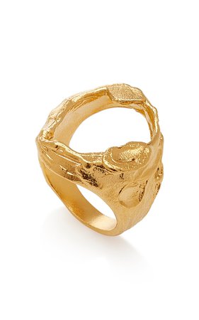 Florentine Echo 24K Gold-Plated Sterling Silver Ring by Alighieri | Moda Operandi