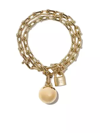 Tiffany & Co 18kt Yellow Gold Tiffany City HardWear Wrap Bracelet - Farfetch