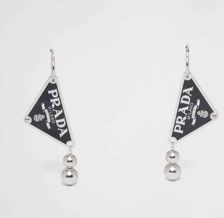 Ball Smalto Jewels pendant earrings $ 1,590 |Prada