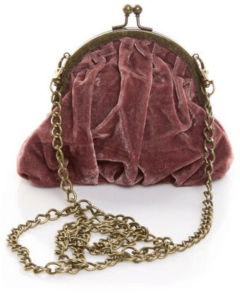 vintage velvet purse