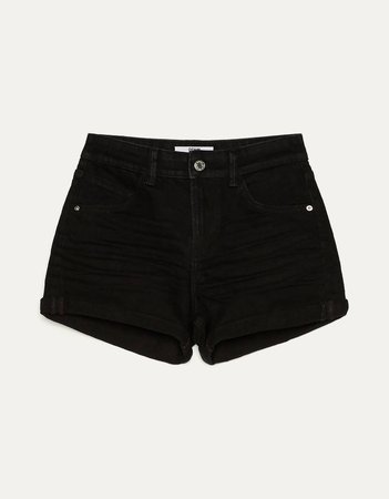 Denim shorts with rolled-up hems - Best Sellers - Bershka United States