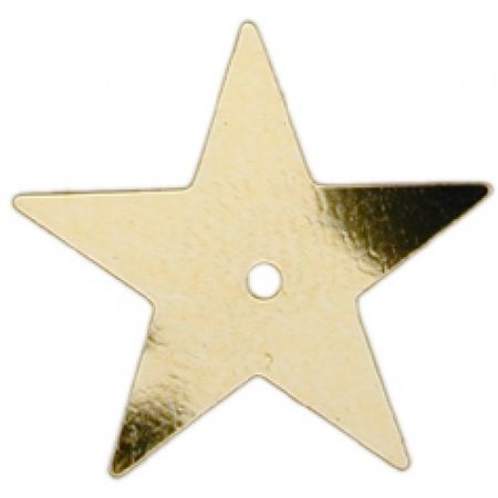 Gold Large Star Sequin
