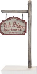 Coraline Pink Palace Apartments Sign Original Animation Prop | Lot #94007 | Heritage Auctions