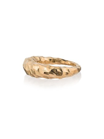 All Blues Fat Snake carved gold vermeil ring - FARFETCH