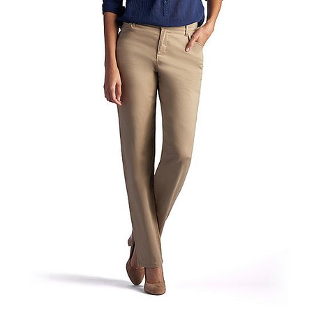 Lee Plain Front All Day Pants JCPenney