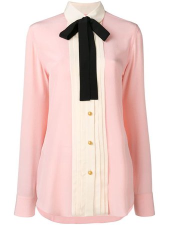 pink blouse Gucci