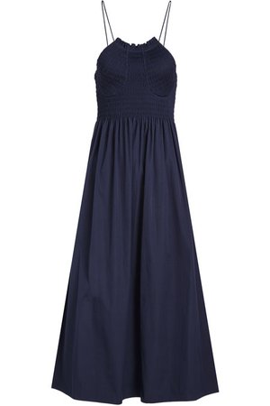 CALVIN KLEIN 205W39NYC - Cotton Midi Dress - blue