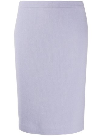 Purple Emporio Armani high-waist pencil skirt - Farfetch