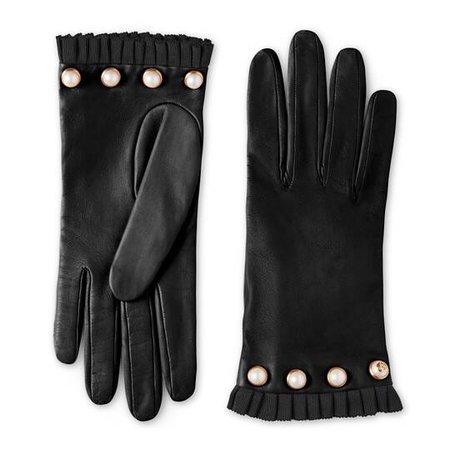 Studded leather gloves - Gucci Women's Gloves 434222BAPV01000