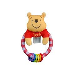 Disney Baby Pooh Rainbow Rattle - Best Price ❤ liked on Polyvore featuring toys