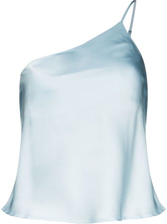 Maison Essentiele Asymmetric one-shoulder Silk Camisole Top - Farfetch
