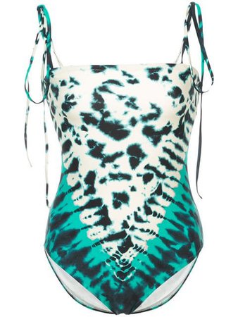 Proenza Schouler Tie Dye Bandeau Swimsuit $375 - Buy Online - Mobile Friendly, Fast Delivery, Price