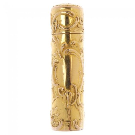 An early 20th century 18ct gold lipstick holder. : Lot 604 | Gold lipstick, Lipstick holder, Lipstick case