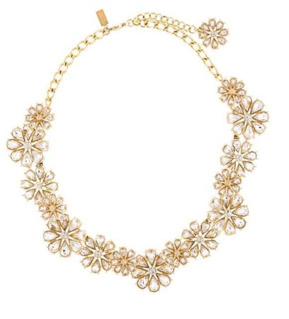 gold flower necklace