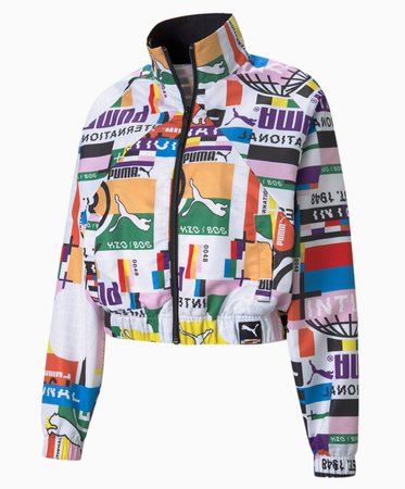 puma printed jacket