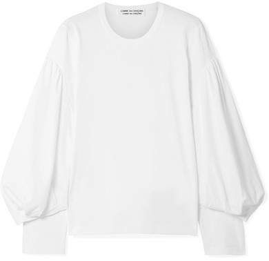 Cotton-jersey Top - White