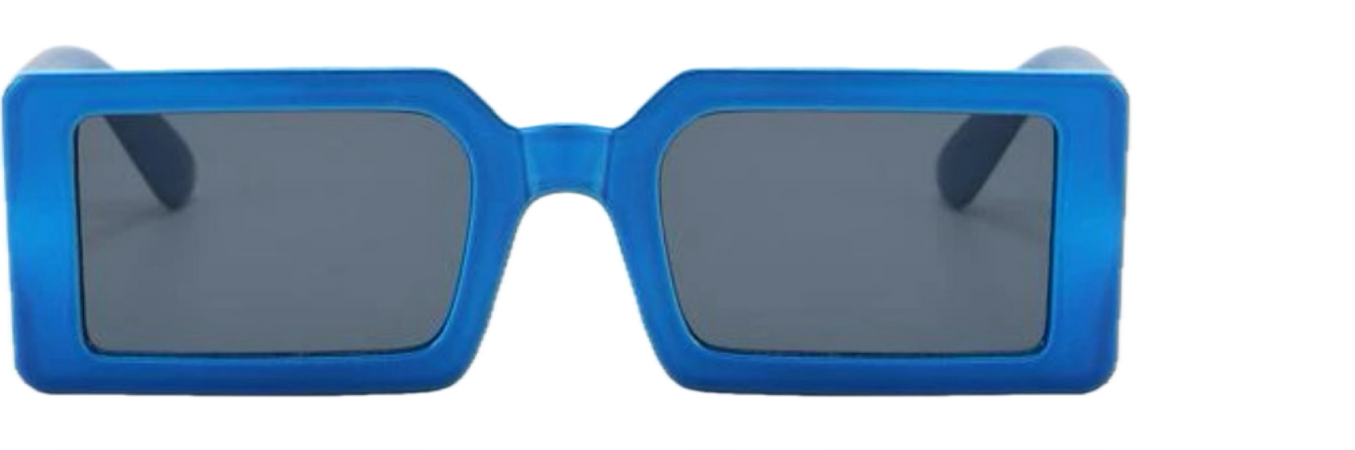 blue square glasses