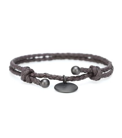 Intrecciato leather bracelet