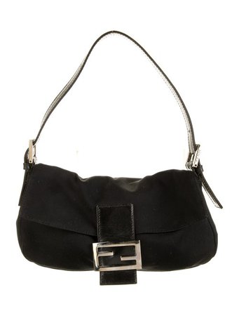 Fendi Neoprene Baguette - Black Mini Bags, Handbags - FEN192422 | The RealReal