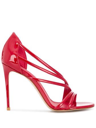 Le Silla Scarlet 120Mm Sandals 8537Q100R1PPKAB Red | Farfetch