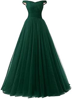 green ball gown