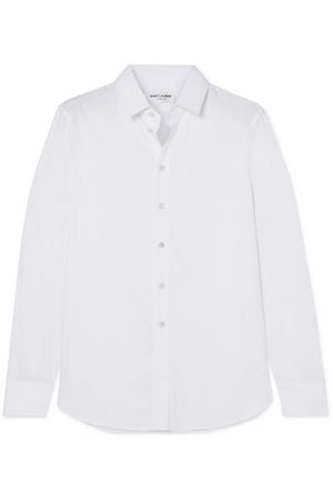 SAINT LAURENT | Cotton-poplin shirt | NET-A-PORTER.COM