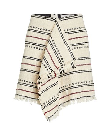 Isabel Marant Jiloa Striped Jacquard Mini Skirt | INTERMIX®