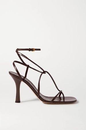 Brown Leather sandals | Bottega Veneta | NET-A-PORTER
