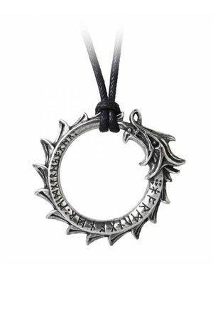 Jormungand Necklace by Alchemy Gothic - The Gothic Shop