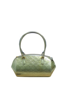 Louis Vuitton Rare Vernis Green Handbag