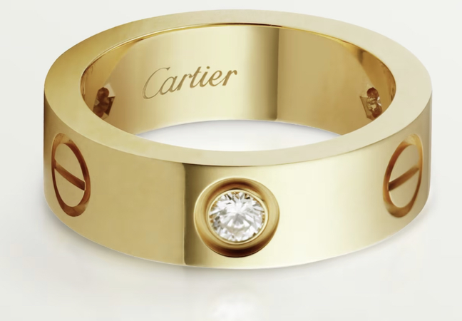 Cartier LOVE RING, 3 DIAMONDS