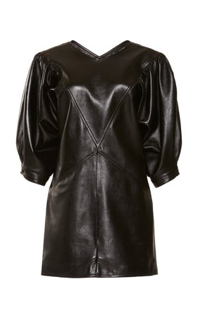 Xadela Dolman-Sleeve Leather Dress by Isabel Marant | Moda Operandi