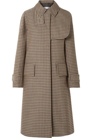 Victoria Beckham | Oversized checked wool coat | NET-A-PORTER.COM