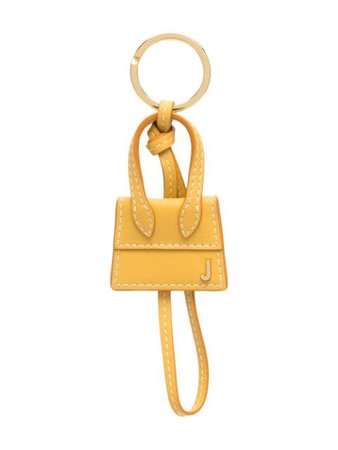 Jacquemus Le Chiquito leather key ring yellow 211AC20211301240 - Farfetch
